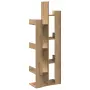 vidaXL Библиотека, дъб артизан, 48x25,5x140 см, инженерно дърво, снимка 5