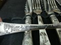 Руски посребрени прибори за хранене мнц , снимка 11
