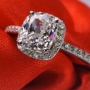 Сребърен пръстен с кристал