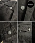 Мъжко черно дънково • деним яке SAINT MORTA Denim Jacket – размер L , снимка 14