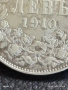 Сребърна монета 1 лев 1910г. Княжество България Княз Фердинанд първи за КОЛЕКЦИЯ 26315, снимка 4