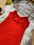 Червена рокля рипс, снимка 2