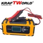 Автоматично зарядно за акумулатори KraftWorld 12V с LCD дисплей и ремонтен режим, снимка 6