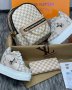 Дамска раница спортни обувки и портфейл Louis Vuitton код 160, снимка 1 - Дамски ежедневни обувки - 33935608