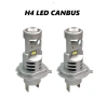 LED диодни крушки за фарове с Лупа - H4 CANBUS, 12V, 40W, 12 400LM, снимка 3