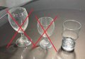 Стъклени чаши - Тънко стъкло, снимка 2