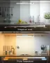 WILLED 5W LED осветление за кухня под шкаф презареждаема , с акумулаторна батерия - Бяла, снимка 4