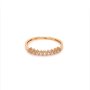 Златен дамски пръстен 1,05гр. размер:56 14кр. проба:585 модел:20113-6, снимка 1 - Пръстени - 42615594
