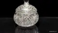 кристална бонбониера захарница , снимка 1