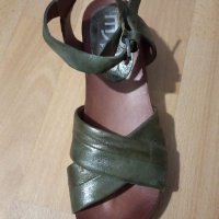Дамски сандали от естествена кожа и материали. , снимка 9 - Сандали - 41804011