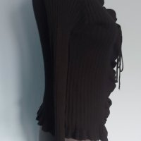 Памучна Винтидж жилетка модел топ "H & M" (Hennens & Mauriz) / голям размер , снимка 3 - Блузи с дълъг ръкав и пуловери - 34734242