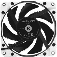 Вентилатор за компютър  EK-Vardar X3M 120ER 500-2200 rp White, 120mm fan, 4-pin PWM SS30522, снимка 1 - Друга електроника - 40541626