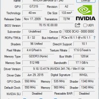 Видео карта NVidia GeForce Palit GT240 HDMI 512MB GDDR3 128bit PCI-E, снимка 9 - Видеокарти - 41697898