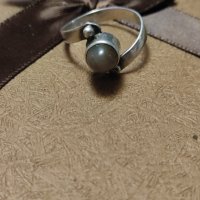 Сребърен пръстен (204), снимка 1 - Пръстени - 44230986