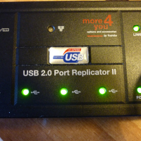 USB REPLICATOR, снимка 2 - Мрежови адаптери - 36136315