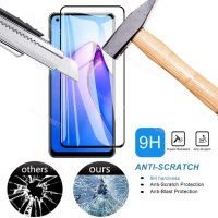 Силиконов гръб и защитно стъкло/Tempered Glass за OPPO Reno 7 Lite, снимка 2 - Калъфи, кейсове - 42456646