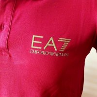 Мъжка polo тениска EMPORIO ARMANI EA7 с яка, снимка 2 - Тениски - 35843231