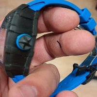 Мъжки луксозен часовник Richard Mille RM 53-01 Blue Rubber Strap Super High Quality , снимка 6 - Мъжки - 41568105