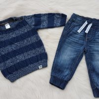 Детски пуловер H&M 6-9 месеца, снимка 4 - Бебешки блузки - 34677105