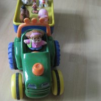 Механичен трактор - влак , снимка 1 - Електрически играчки - 41895780