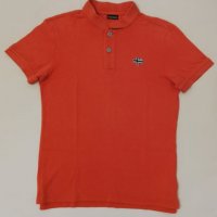 Napapijri Polo Shirt оригинална поло тениска M памучна фланелка, снимка 1 - Спортни дрехи, екипи - 35994471