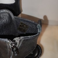 Дамски боти от естествена кожа Bianki с отворена пета и пръсти цена 89 лв. номер 37, снимка 7 - Дамски обувки на ток - 44222960