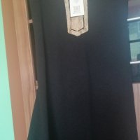 Нова черна дълга рокля, снимка 3 - Рокли - 41485650