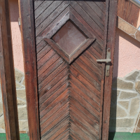 Дървена врата с каса 77 на 157,8 см, снимка 1 - Интериорни врати - 42651281