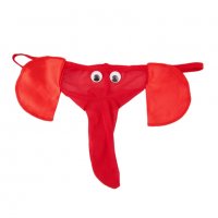 Еротично мъжко бельо, секси мъжки прашки с игрови дизайн в червен цвят - Код: 1727, снимка 3 - Бельо - 34820355