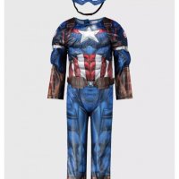Костюм на Капитан Америка с мускули, снимка 1 - Други - 42417620