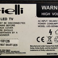 Arielli LED-32DN6A7 SMART със счупена матрица , TP.MT5510S.PB802 , RF-BU320E30-0601S-02 A2, снимка 3 - Части и Платки - 34235018