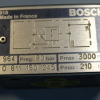 хидравличен клапан Bosch 0 811 150 pressure reliel valve 210 bar, снимка 3 - Резервни части за машини - 36376487