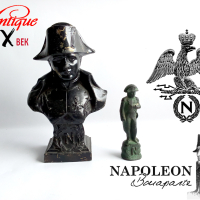 Стара бронзова фигурка Наполеон Бонапарт -било е печат и др, снимка 1 - Други ценни предмети - 44742093