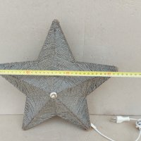 Стара лампа под формата на звезда 32см диаметър, снимка 5 - Други ценни предмети - 41547775