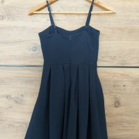 Нови малки ефирни рокли 3 броя черни и синя размер S памук ITALY, снимка 5 - Рокли - 39646124