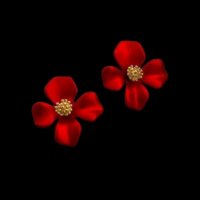 Sale Сребърни обеци цветя-"Impresion",колвкция"Flowers"red/нови, снимка 1 - Колиета, медальони, синджири - 44498289