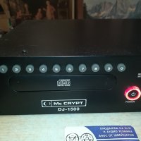 MC CRYPT DJ-1500 CD ВНОС SWISS 0510231425L1EKD, снимка 6 - Ресийвъри, усилватели, смесителни пултове - 42445352
