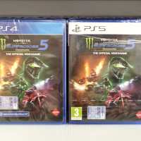 [ps5/ps4] НИСКА цена! Monster Energy Supercross 5 /Нови, снимка 1 - Игри за PlayStation - 44821388