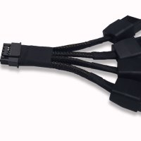 Makki преходник Adapter 4xPCI-E 8pin to PCI-E Gen.5 12pin 12VHPWR, снимка 3 - Кабели и адаптери - 41314110