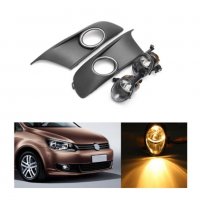 Комплект решетки и лампи за броня за Volkswagen VW CADDY TOURAN 2010+, снимка 1 - Аксесоари и консумативи - 35702093
