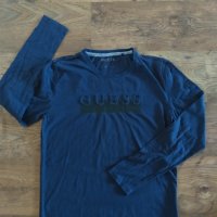 Guess Tee Shirt Manches Longues - страхотна мъжка блуза М, снимка 3 - Блузи - 44313794