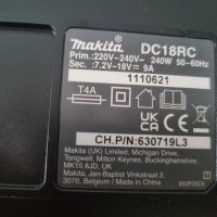 Зарядно Makita DC18RC, снимка 2 - Други инструменти - 40414646