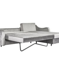 Разтегателен диван, Grigio, Сив, снимка 3 - Дивани и мека мебел - 41017917