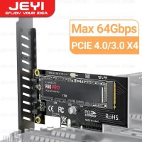 Адаптерна платка M.2 (M2) SSD NVME към PCI-E 4.0/3.0, снимка 1 - Кабели и адаптери - 41956904