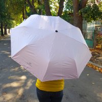 2438 Сгъваем автоматичен чадър с UV защита, едноцветен, двоен автомат, снимка 11 - Други - 34228989