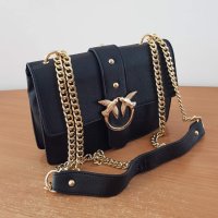 Луксозна Черна чанта/реплика  Pinko ZW30, снимка 2 - Чанти - 40571063