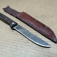 Стар Кован Нож Със Стара Кожена Кания. , снимка 8 - Антикварни и старинни предмети - 42721461