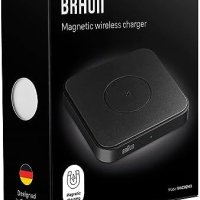 Нова Магнитна подложка за безжично зареждане Braun зарядно за iPhone , снимка 5 - Аксесоари за Apple - 41812141