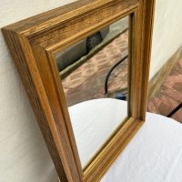 Винтидж огледало с красива дървена рамка №1066, снимка 2 - Антикварни и старинни предмети - 34666999