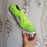 маратонки  Nike Free Flyknit+ Volt Electric  номер 44,5-45,5 , снимка 5 - Маратонки - 37012576